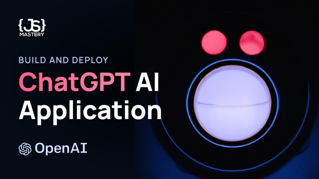 Build and Deploy Your Own ChatGPT AI App in JavaScript | OpenAI ...